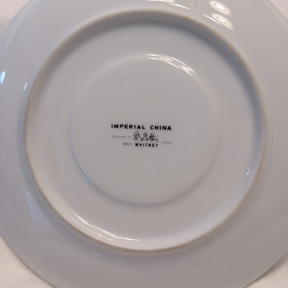 Saucer Imperial by W Dalton "Whitney" 5671 Pattern Fine China 6.25" - Picture 4 of 5